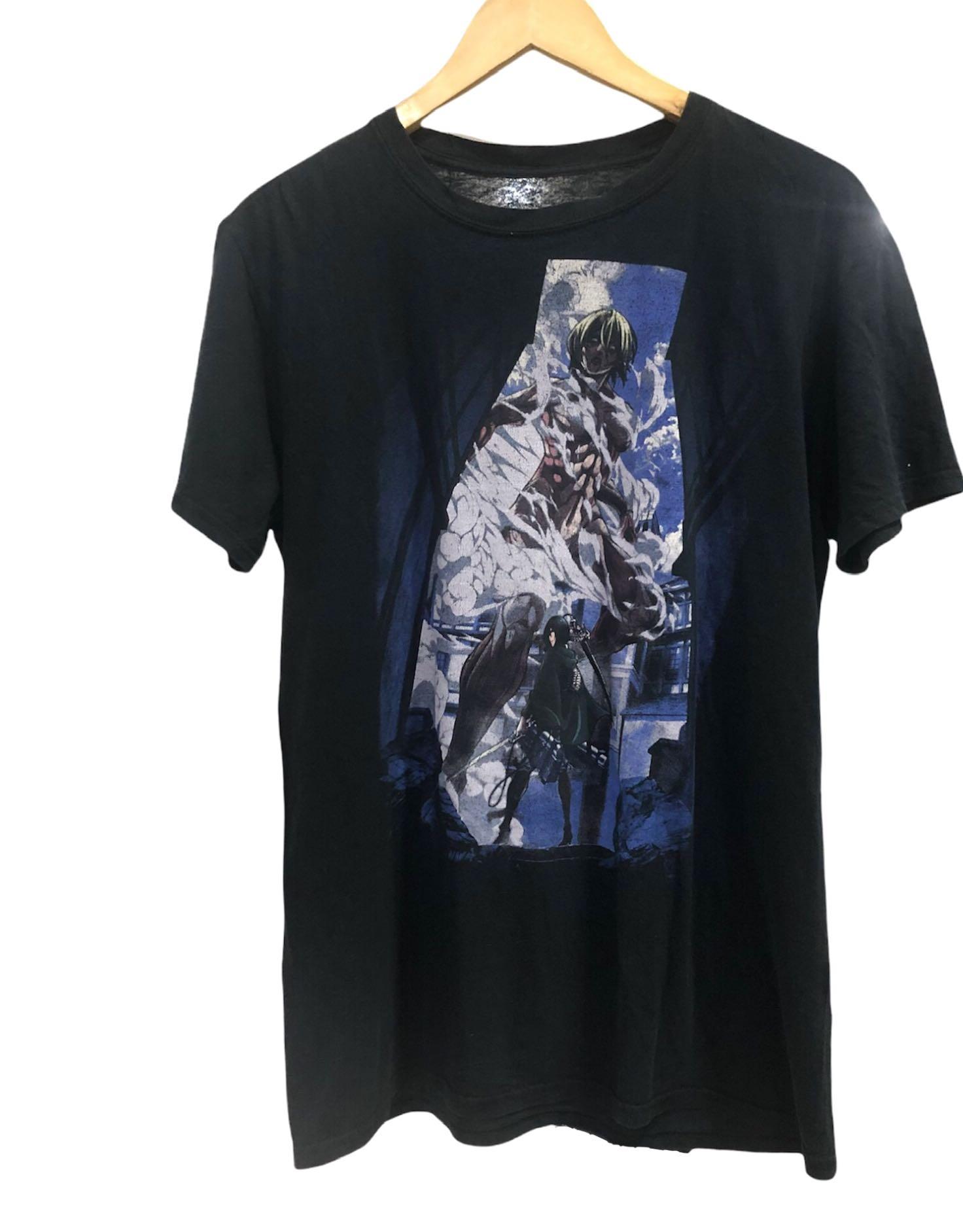 Attack on titan (Mikasa x girl titan), Men's Fashion, Clothes, Tops on Carousell