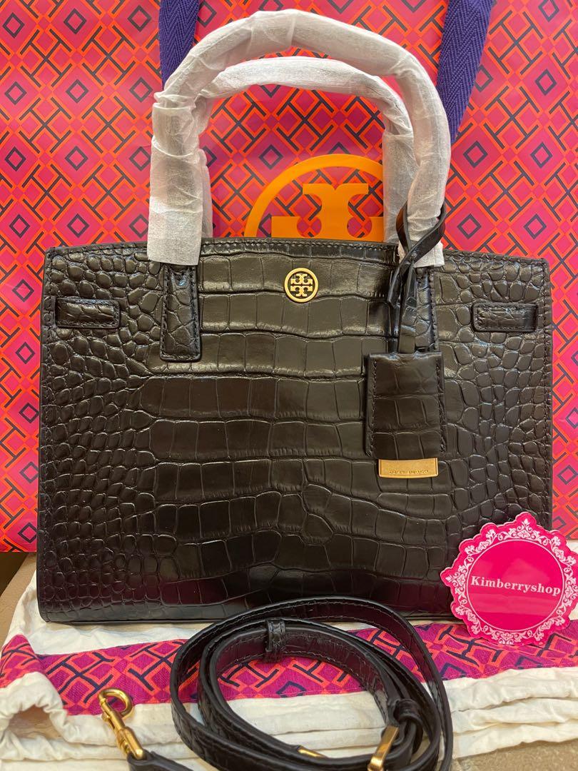 walker embossed small satchel