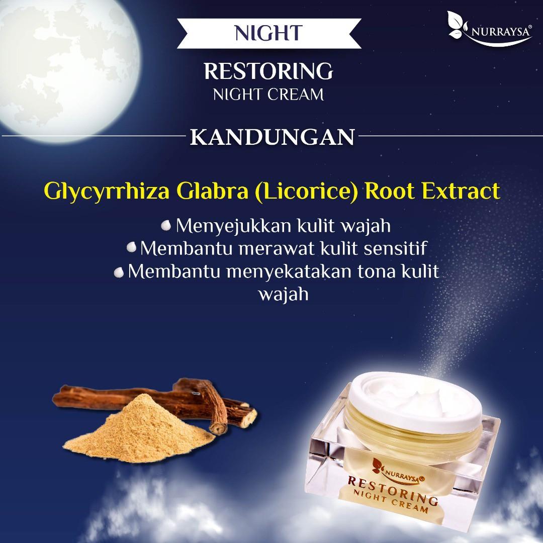 Restoring Night Cream Nurraysa Beauty Personal Care Face Face Care On Carousell