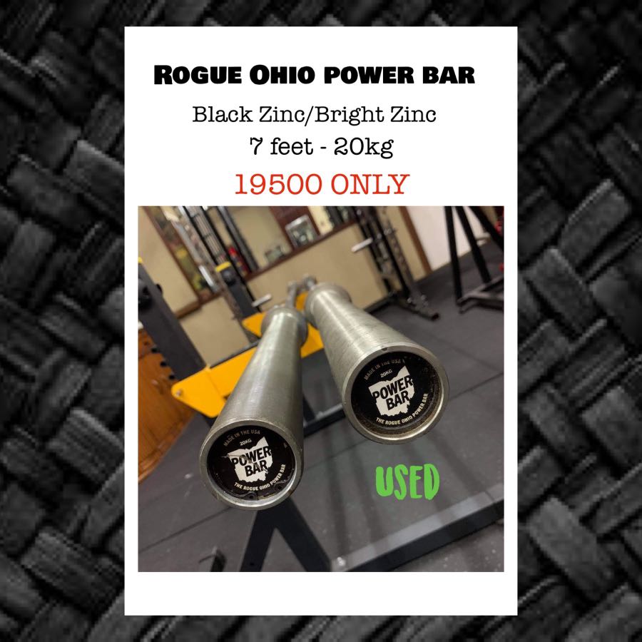 Rogue OHIO POWER BAR, Sports Equipment, Exercise & Fitness, Weights