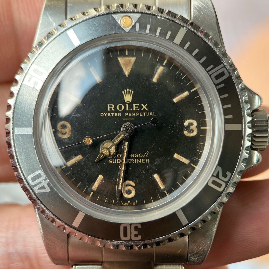ROLEX 5512 5513 369 Explorer dial 1680 WMT Vague watch
