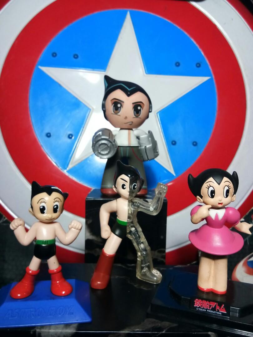 SET OF 4 Astro Boy Imagi Tezuka Figure Astroboy Carl Karcher Japan