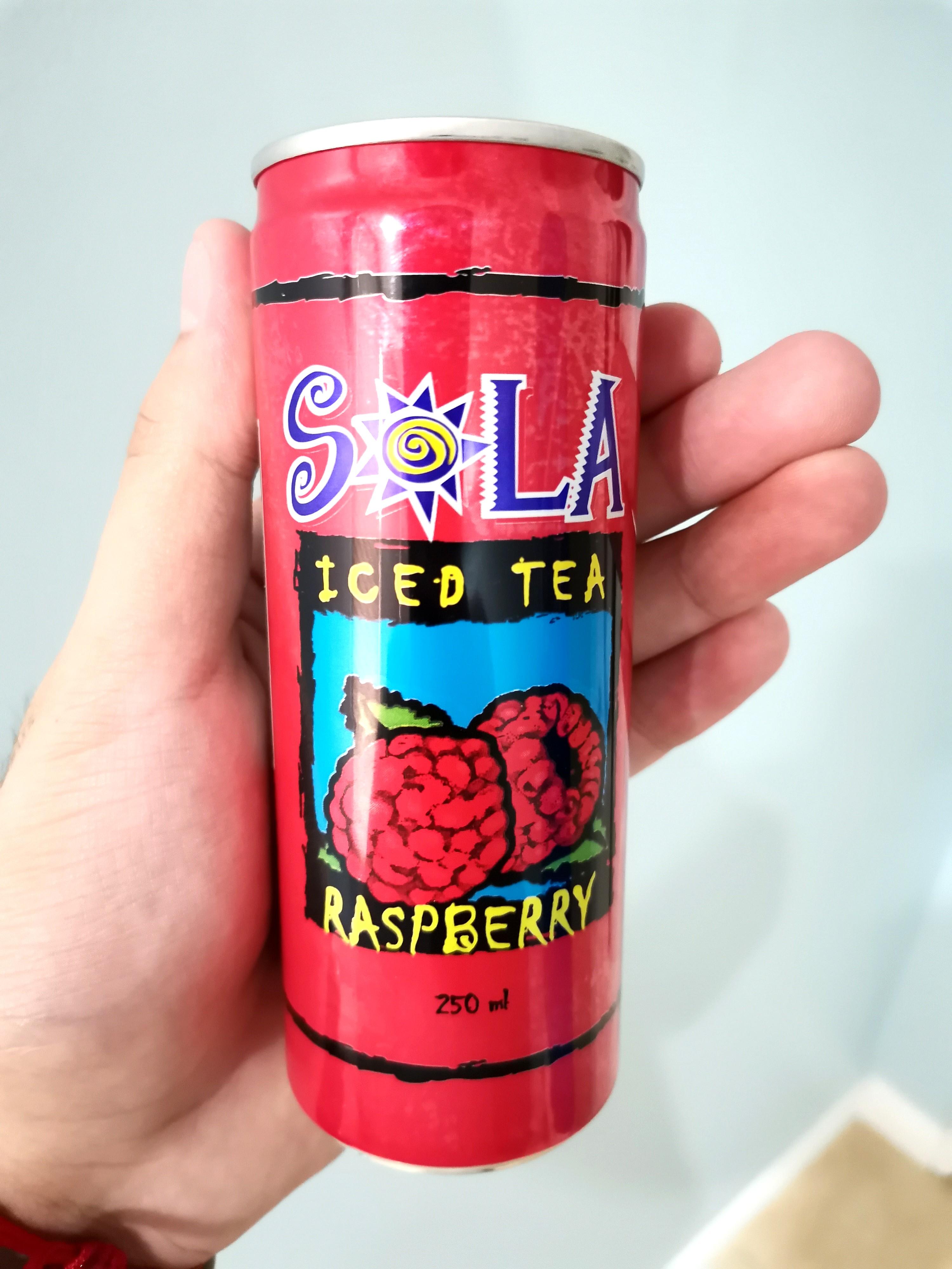 (SET OF 8 PCS.) SOLA Raspberry Iced Tea - 250ML (Category: Beverages) located in Quezon City. Submitted by crown_ph (Listing ID 1107687432, Image 1). Description: SOLA Iced Tea is as natural as Iced tea can be. Every serving is delicately brewed using only the finest natural ingredients and a select blend of tea leaves to make SOLA unlike any other iced tea. Expires on Feb 9, 2022. 6 PCS/PACK Product of the Philippines..