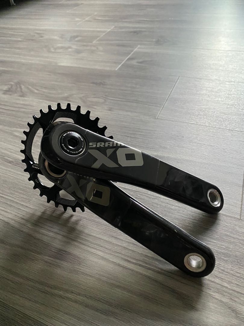 Sram XO Carbon Crank Set Sports Equipment Bicycles Parts