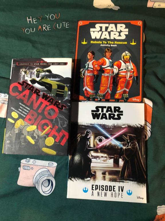 Star wars Canto Bight / Free children's book (Category: Storybooks) located in Quezon City. Submitted by patrickchanggummies (Listing ID 1107765910, Image 1). Description: The original price is 750 "Hope is like the sun. If you only believe it when you see it you'll never make it through the night." -Leia.