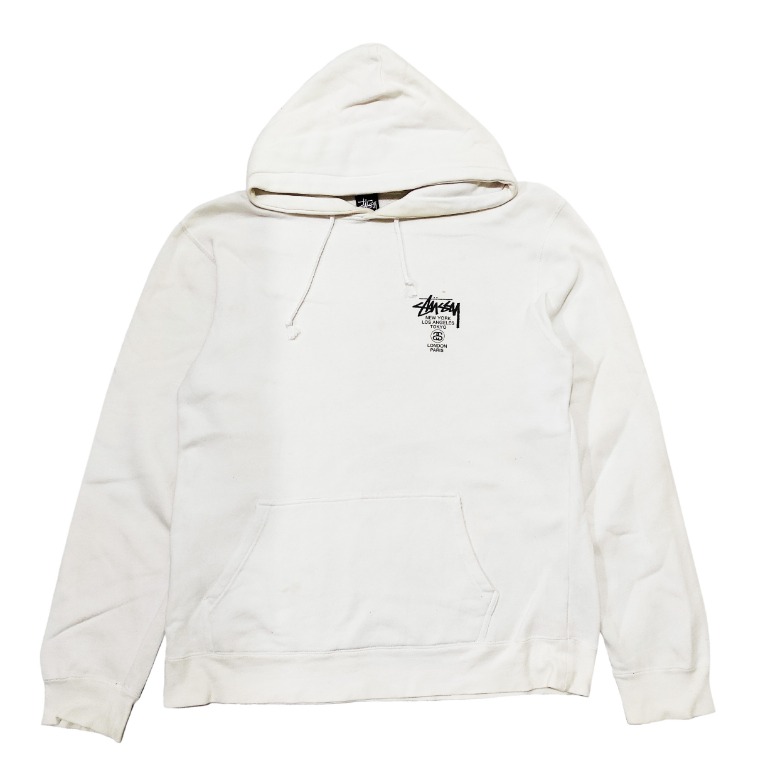 Stussy world tour hoodie white store