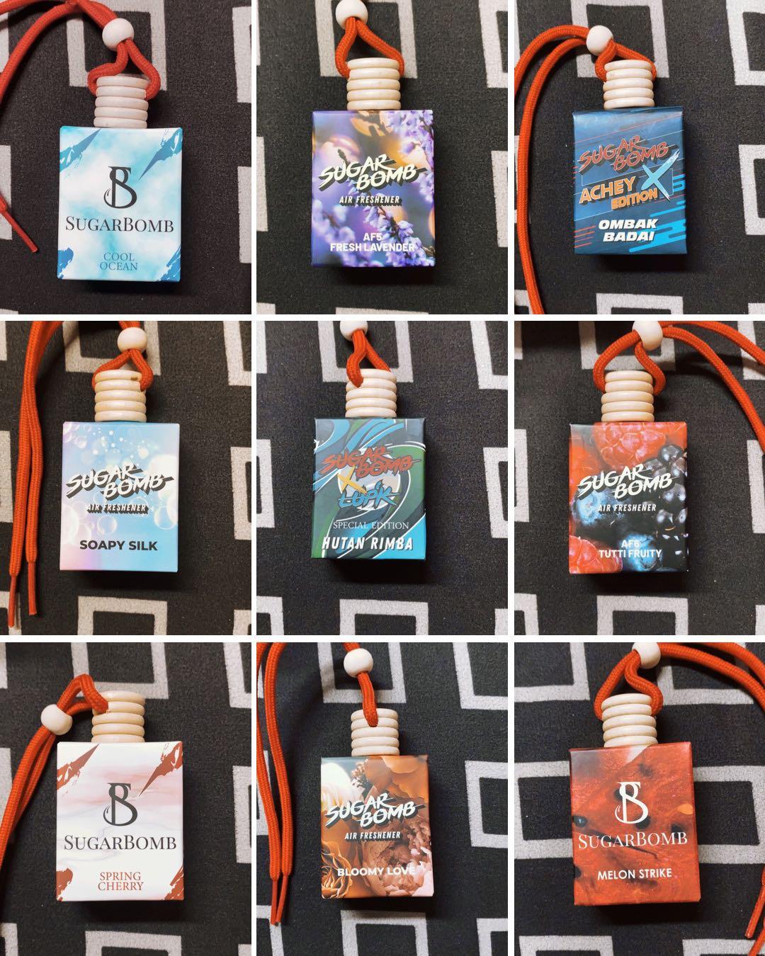 SugarBomb Air Fresheners, Furniture & Home Living, Home Fragrance on