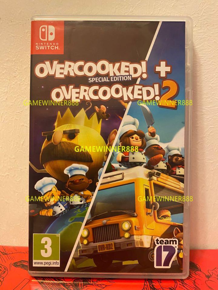 中古二手 Switch Ns遊戲煮糊了1 2合集overcooked 1 2合集歐版中英文版 遊戲機 遊戲機遊戲 Nintendo 任天堂 Carousell