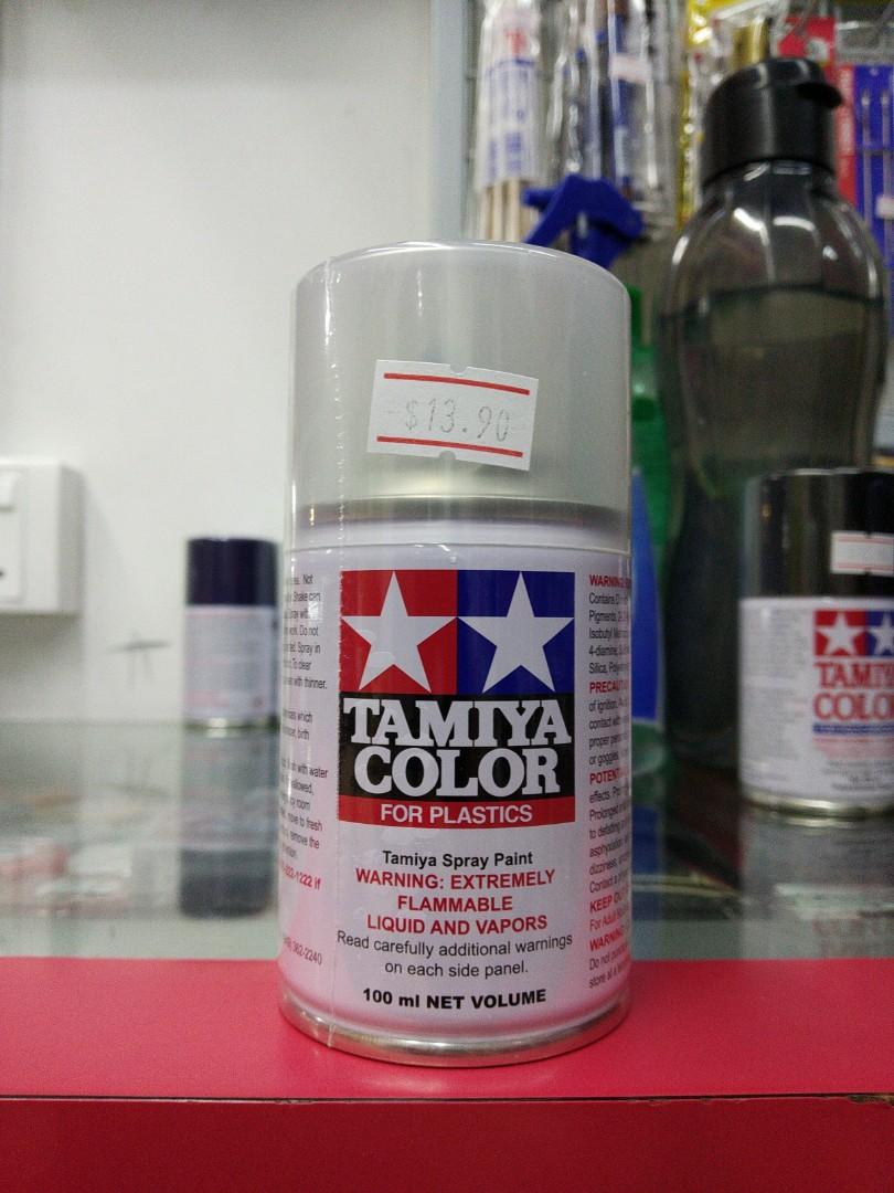  Tamiya TS-80 Clear Flat Spray 100ml : Arts, Crafts