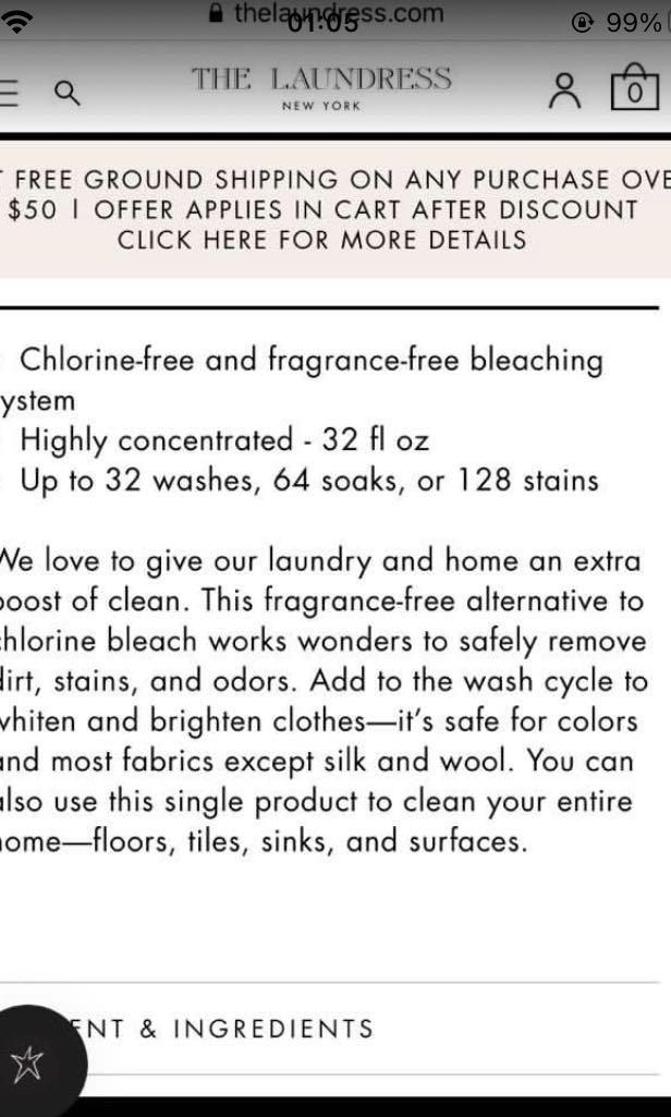 THE LAUNDRESS AllPurpose Bleach Alternative 漂白粉 殺菌消毒, 美容＆化妝品, 健康及美容