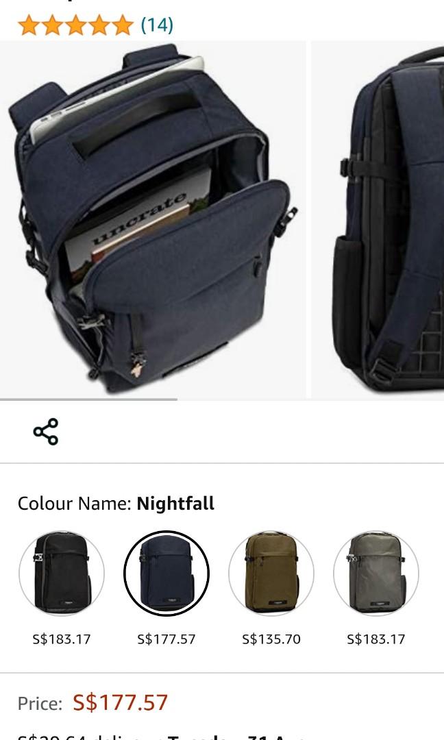 Timbuktu (Timbuk2) The Division Laptop Pack Backpack, Men's Fashion