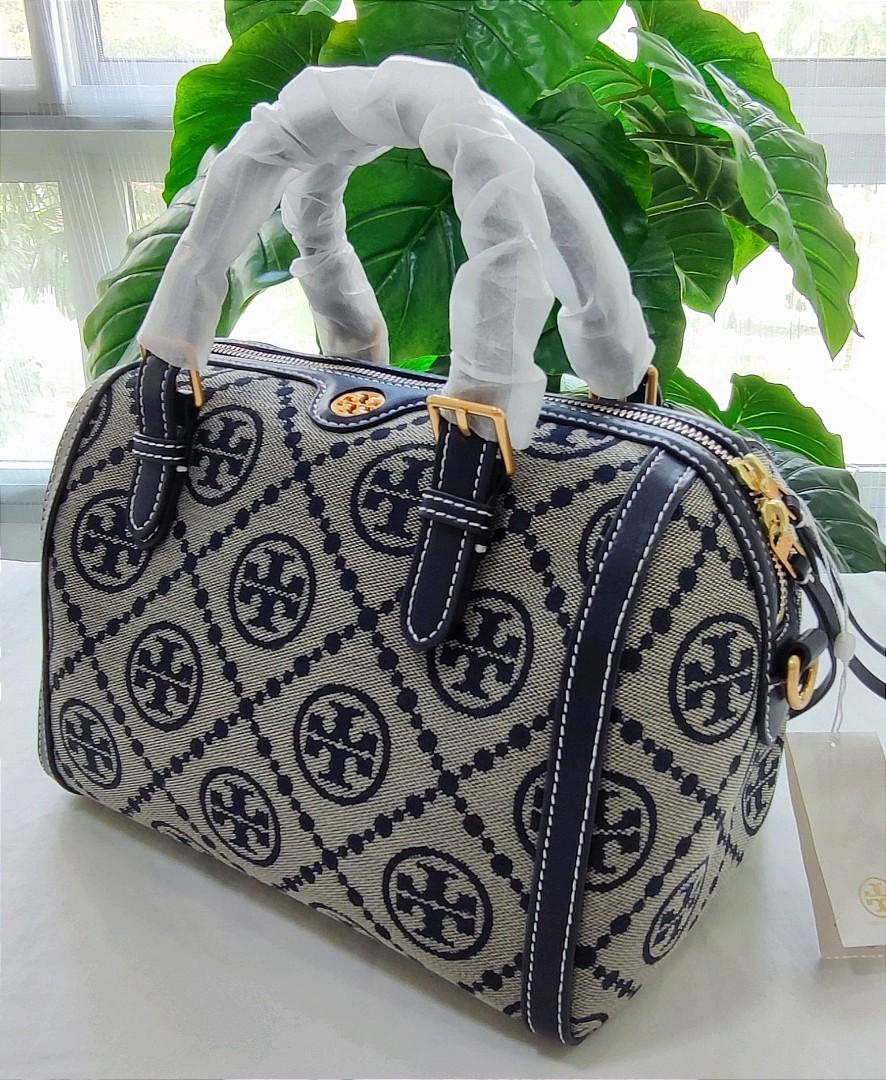 Tory Burch Monogram duffle bag boston, Women's Fashion, Bags & Wallets,  Purses & Pouches on Carousell