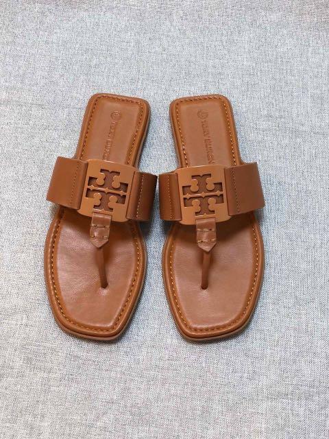 Tory Burch Georgia Thong Sandals, Luxury, Apparel on Carousell