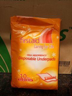 Underpads large by first aid