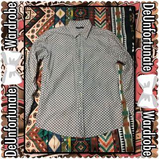V Good Condition GUSSIES Chainlink Formal Professional Button Up Shirt (Pls READ description below👇)