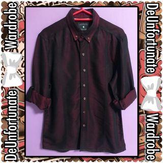 V Good Condition Larusso Two Tone Formal Professional Button Up Shirt (Pls READ description below👇)