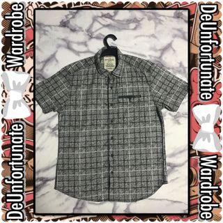 V Good Condition Poshboy Grunge Casual Button Up Shirt (Pls READ description below👇)