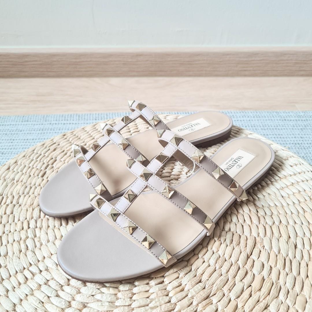 Valentino garavani sales rockstud slides