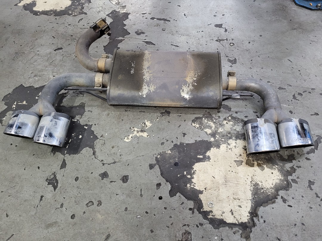 Volvo S60 Heico Sportiv Quad Exhaust. Car Accessories