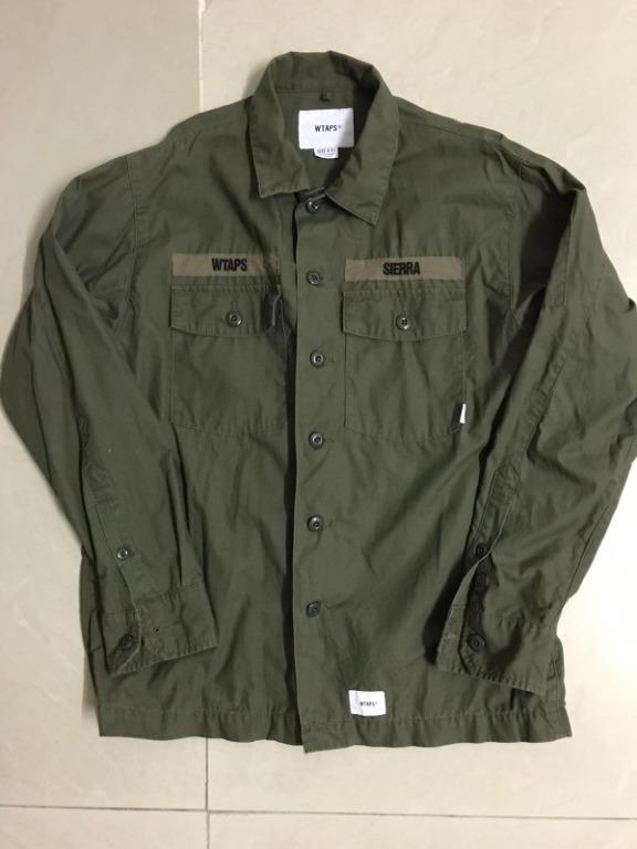 WTAPS BUDS LS SHIRT COTTON RIPSTOP 19AWカラーG