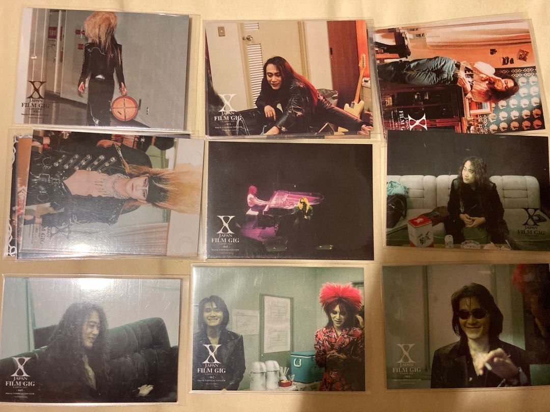 X Japan Film Gig X Japan の軌跡trading Card 咭卡yoshiki Toshi Pata Taiji Hide Heath 日本明星 Carousell X Japan Film Gig X Japan の軌跡trading Card 咭卡yoshiki Toshi Pata Taiji Hide Heath 日本明星 Carousell