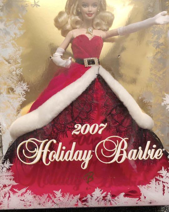Christmas barbie on sale 2007