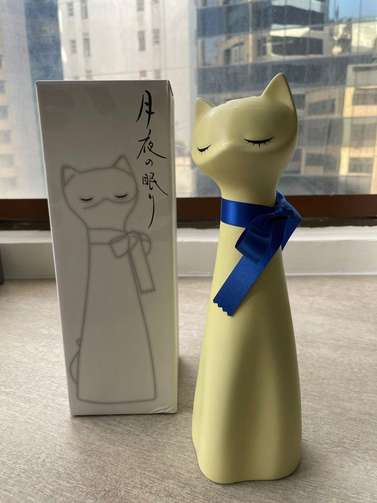 ねこ 日本酒 千代寿 月夜の眠り黄猫ボトル720ml