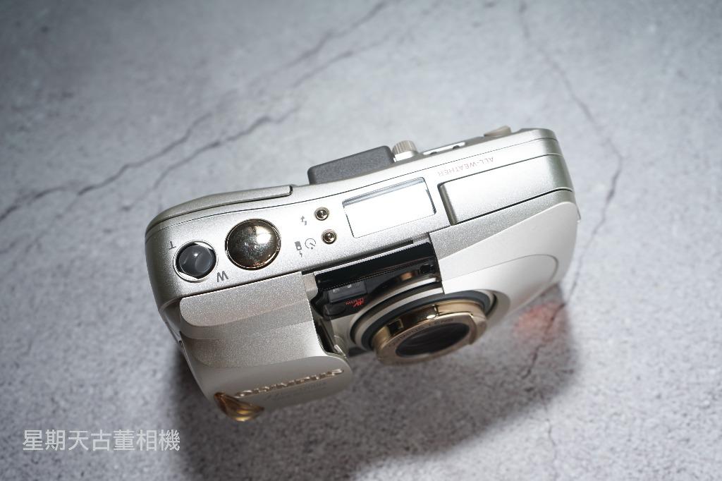 【星期天古董相機】 /送電池/庫存新品 OLYMPUS MJU ZOOM WIDE 80 deluxe底片傻瓜相機