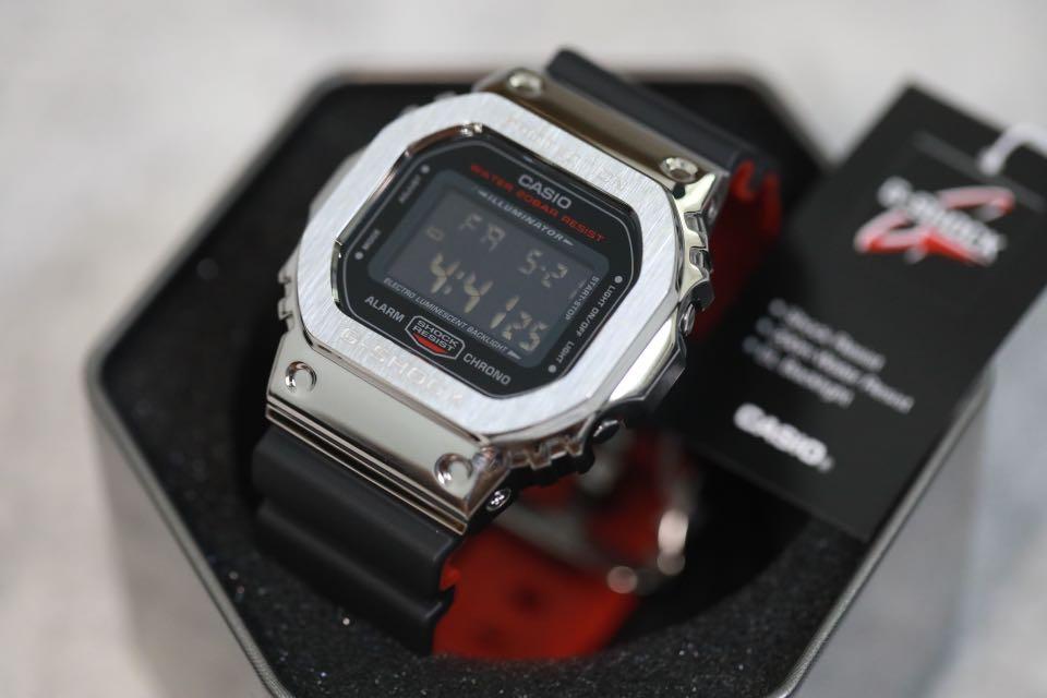 ???? Brand New 100% Authentic Casio Gshock DW5600 Custom Steel Bezel with  FREE DELIVERY G-Shock, Men's Fashion, Watches  Accessories, Watches on  Carousell