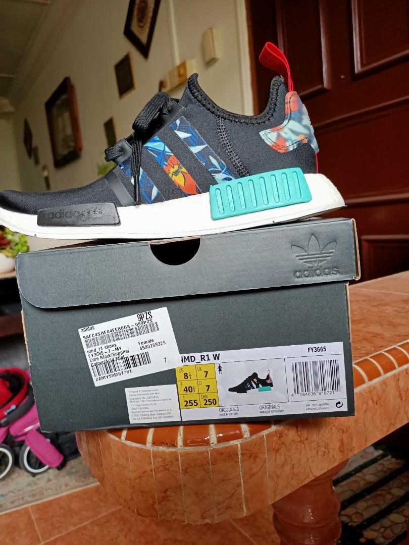Adidas Nmd R1 Mint, Women's Fashion, Footwear, Sneakers on Carousell
