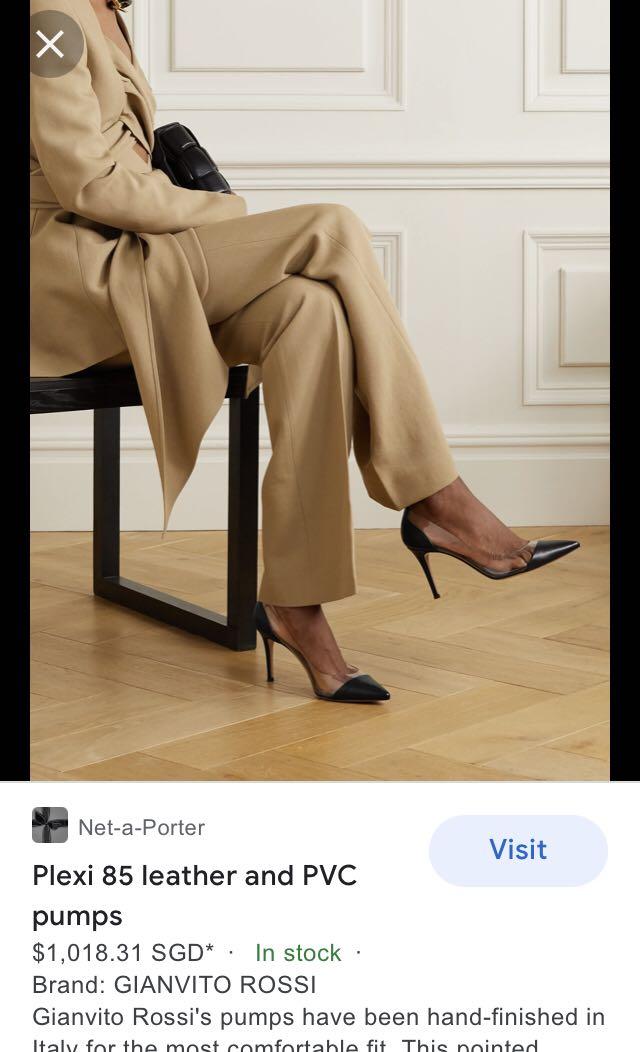 Gianvito rossi cheap plexi nude