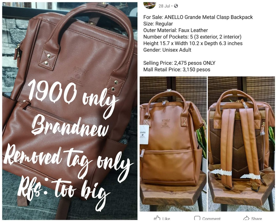 anello clasp backpack