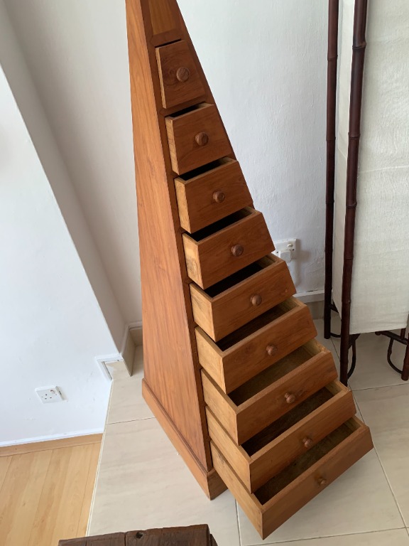 Pyramid shaped chest of on sale drawers for sale