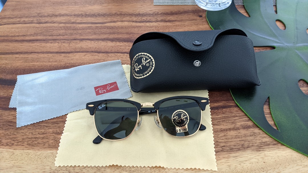 Authentic ray ban clubmaster sale