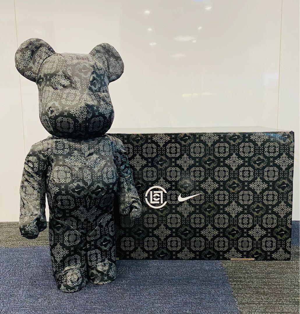 Bearbrick x Clot x Nike 1000% Black 