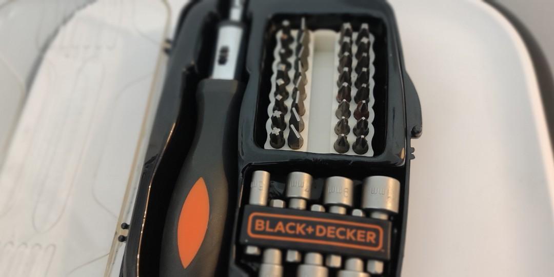 Black+Decker Ratcheting Screwdriver Set, Furniture & Home Living, Home