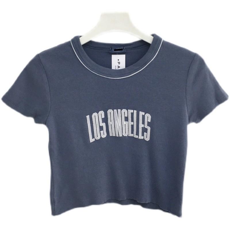 John Galt Light Blue Los Angeles T-Shirt