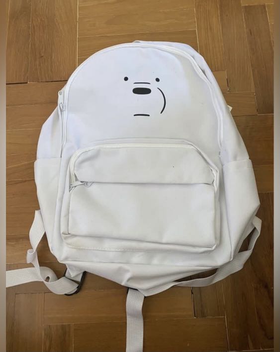 Ice bear shop backpack