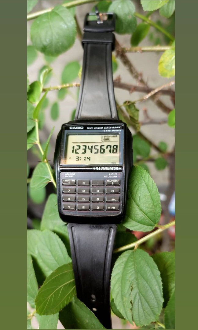 Casio DB c 32 black, Fesyen Pria, Jam Tangan di Carousell