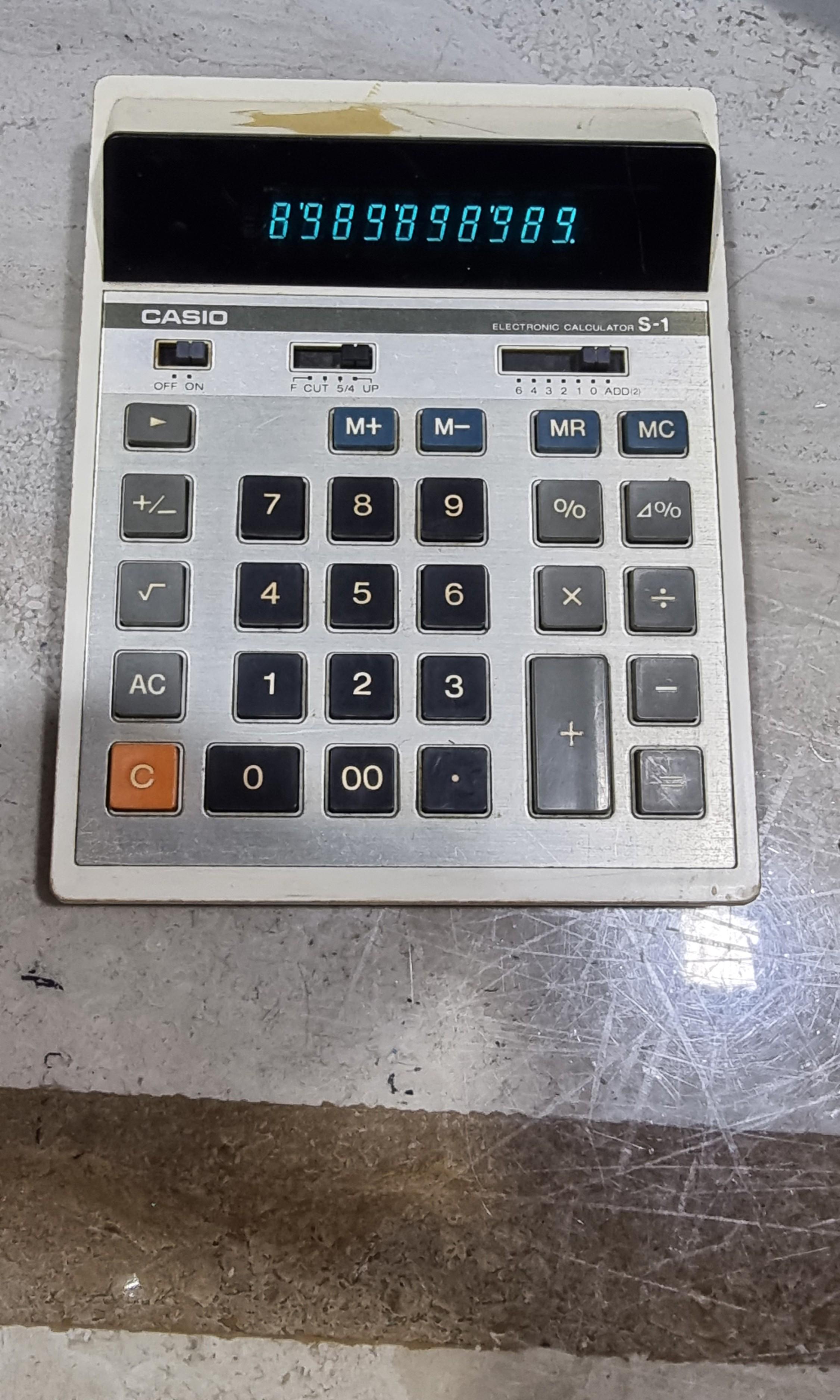 Casio top classic calculator