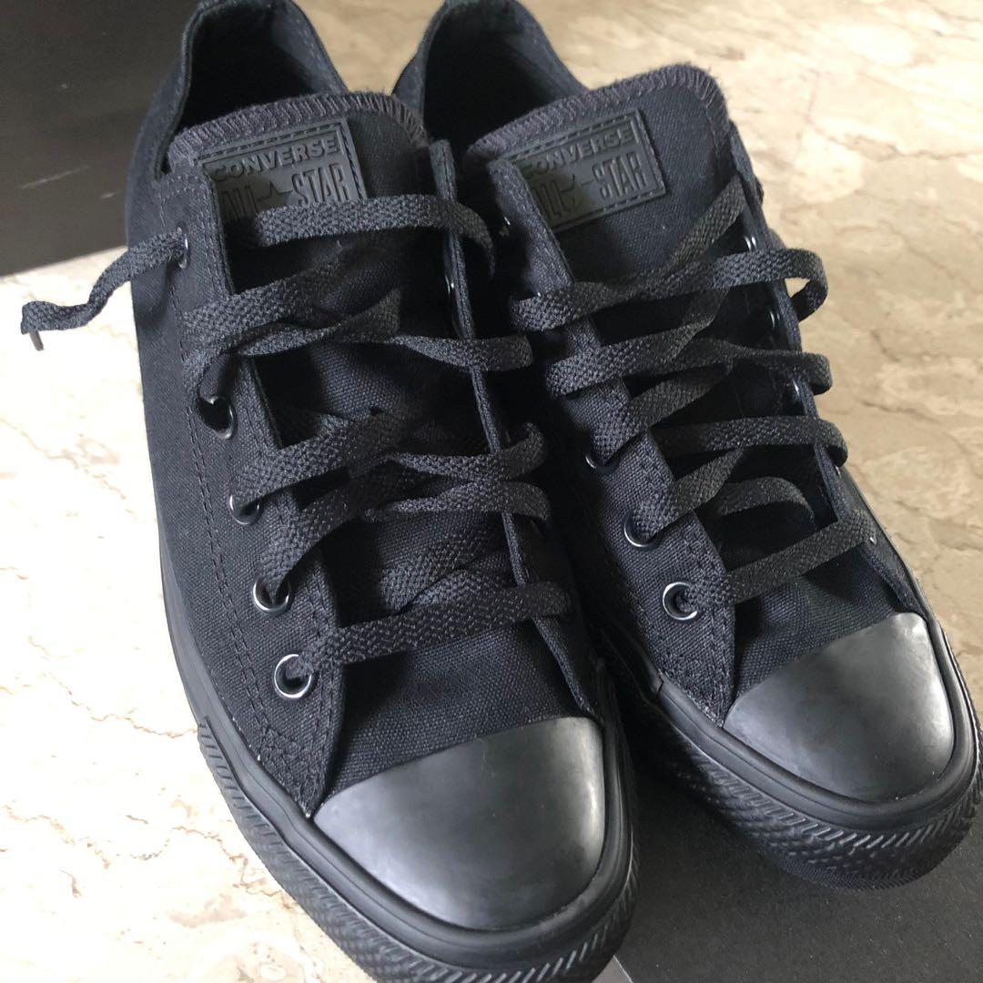 Chuck Taylor All Star Black Monochrome Women s Fashion Footwear