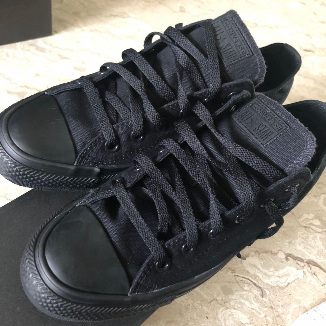 Chuck Taylor All Star Black Monochrome Women s Fashion Footwear