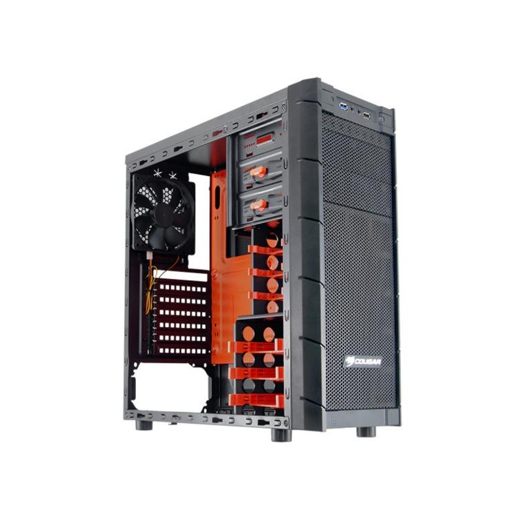 Cougar Archon Midi Tower Desktop Gaming Case (Category: Computer Parts) located in Quezon City. Submitted by parabellum_outlet (Listing ID 1107962951, Image 3). Description: Cougar Archon Midi Tower Desktop Gaming Case Game-style looking interior black-orange coating Support for 5 fans: Rear 120mm fan x 1(pre-installed), Front 120mm fans x 2 (optional) Side 120mm fans x 2 (optional) Advanced USB3.0 ports for maximum data transfer speed Acrylic tr