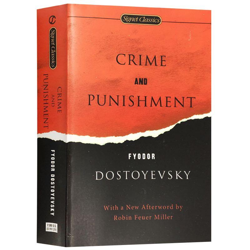 410好評 Crime And Punishment 英文原版小說罪與罰英文版紅色小說陀 興趣及遊戲 書本 文具 小朋友書 Carousell