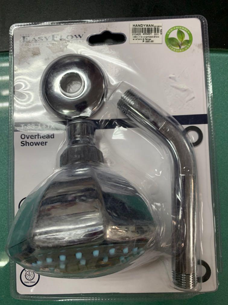 EasyFlow Overhead Shower (Category: Bathtub & Bath Accessories) located in Pasay City. Submitted by ayinong168 (Listing ID 1107980082, Image 1). Description: Item is in excellent condition mint still in plastic pm for inquiries .