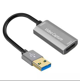 HDMI-Compatible to USB 3.0 4K Full HD 1080P 60fps Dongle Recorder Grabber Video Capture Card for PS4 for Xbox for Camera Recording Live Streaming Webcasting