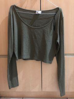 Hnm crop t-shirt longsleeves