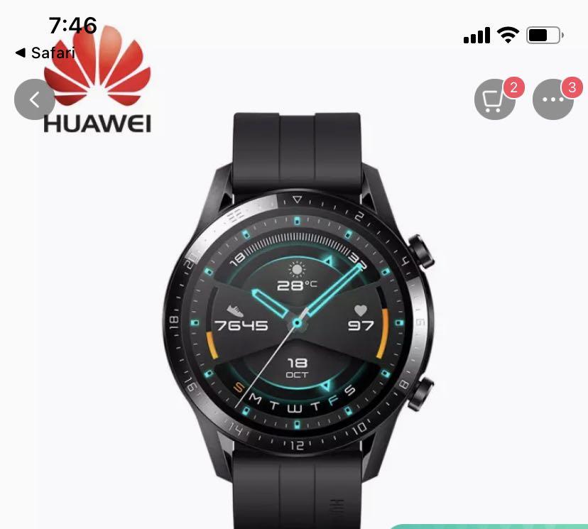 Huawei gt2 sport matte black outlet