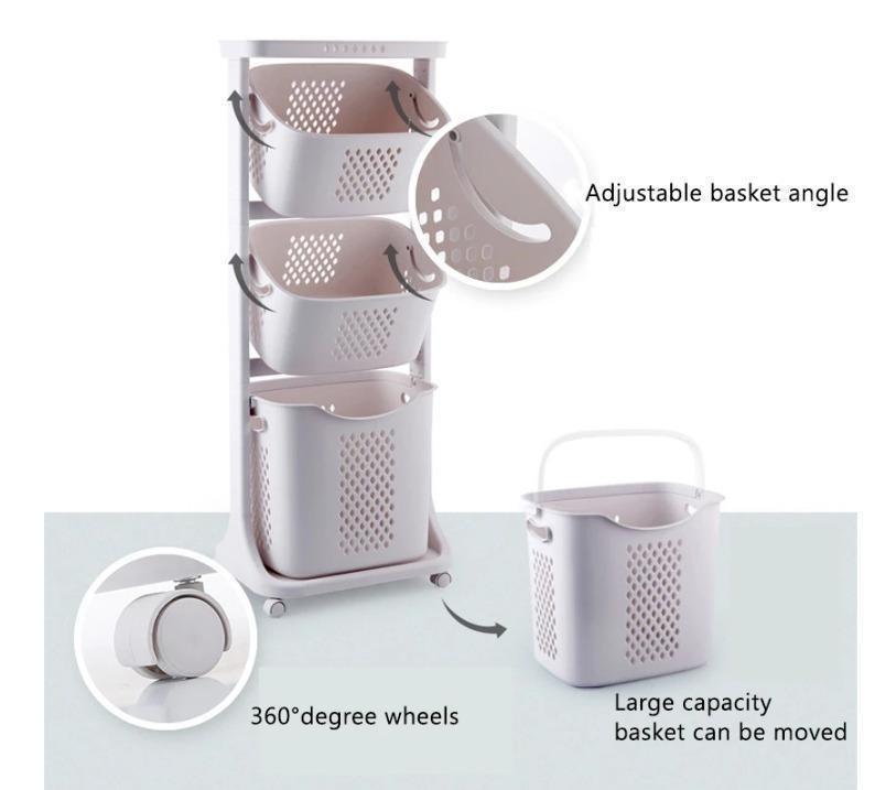 Japan/Korea Style Laundry Basket, Furniture & Home Living, Furniture