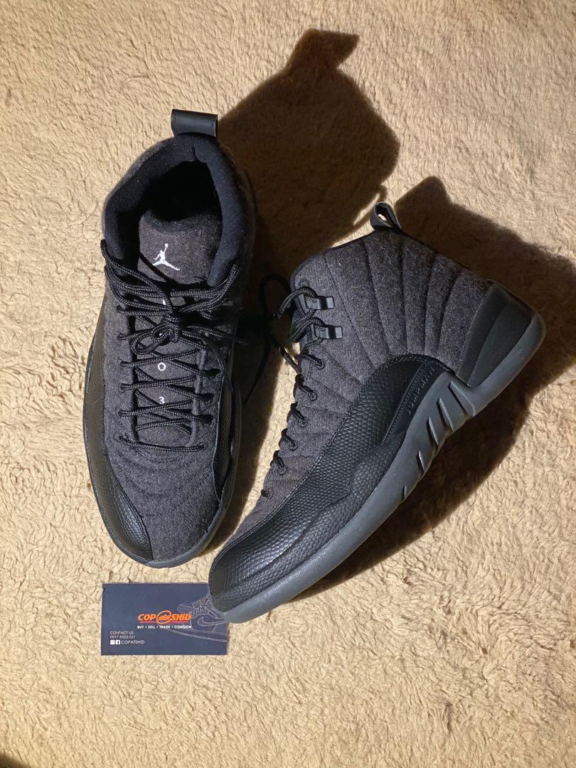Jordan 12 Retro Wool Men s Fashion Footwear Sneakers on Carousell